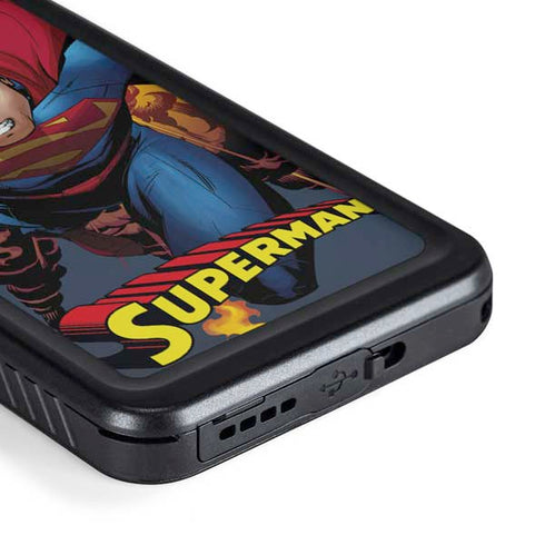 DC Comics Superman Action Flying Pose Galaxy S23 Plus Waterproof Case