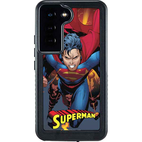 DC Comics Superman Action Flying Pose Galaxy S23 Waterproof Case