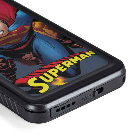DC Comics Superman Action Flying Pose Galaxy S23 Waterproof Case