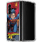 DC Comics Superman Action Flying Pose Galaxy Z Fold4 5G Clear Case