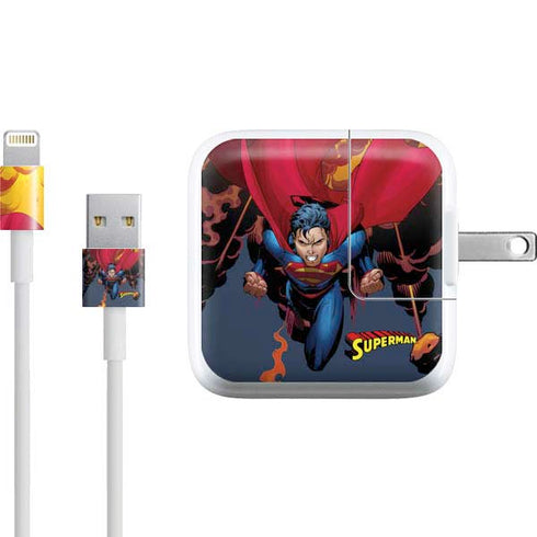 DC Comics Superman Action Flying Pose iPad Charger (10W USB) Skin