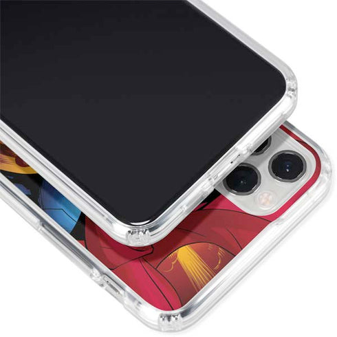 DC Comics Superman Action Flying Pose iPhone 11 Pro Clear Case