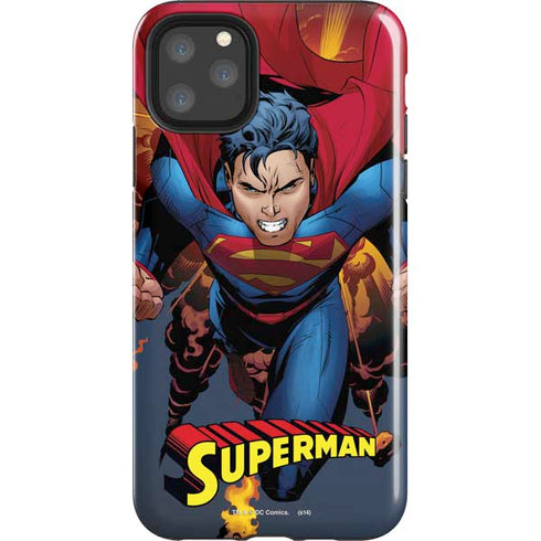 DC Comics Superman Action Flying Pose iPhone 11 Pro Max Impact Case