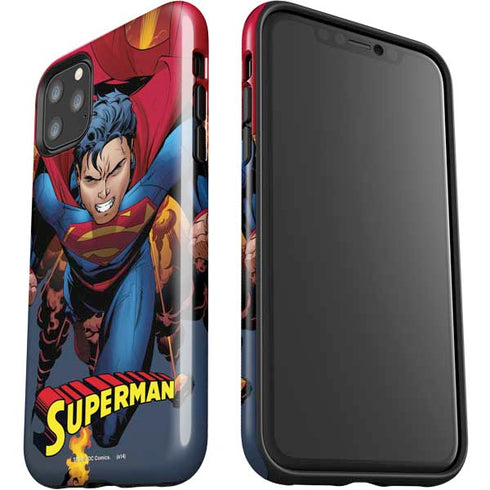 DC Comics Superman Action Flying Pose iPhone 11 Pro Max Impact Case