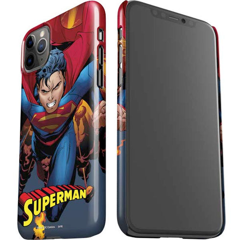 DC Comics Superman Action Flying Pose iPhone 11 Pro Max Lite Case
