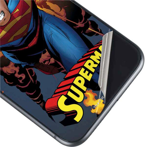 DC Comics Superman Action Flying Pose iPhone 11 Skin