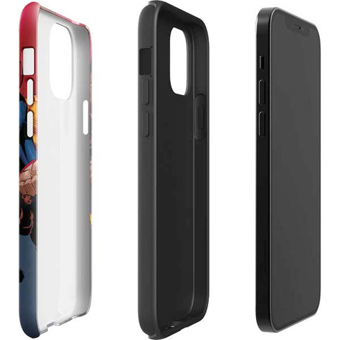 DC Comics Superman Action Flying Pose iPhone 12 Impact Case