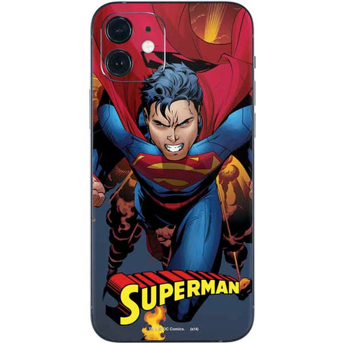 DC Comics Superman Action Flying Pose iPhone 12 Mini Skin