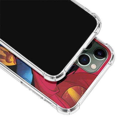 DC Comics Superman Action Flying Pose iPhone 12 Pro Max Clear Case
