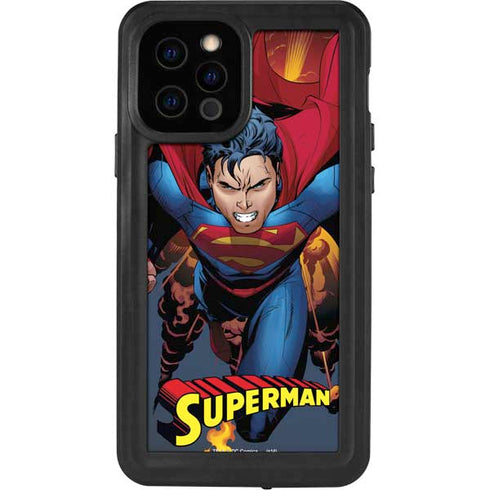 DC Comics Superman Action Flying Pose iPhone 12 Pro Waterproof Case