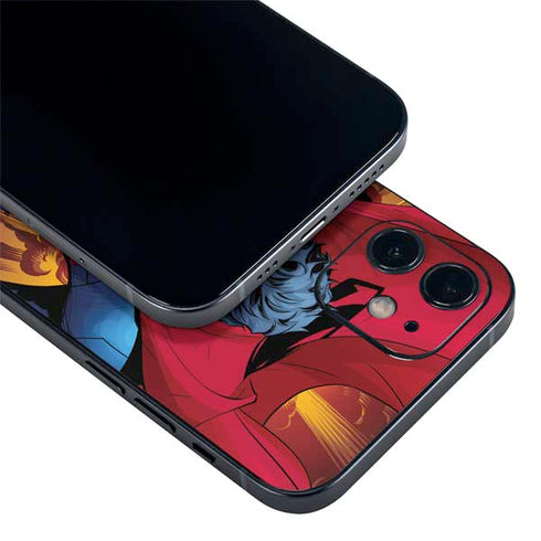 DC Comics Superman Action Flying Pose iPhone 12 Skin