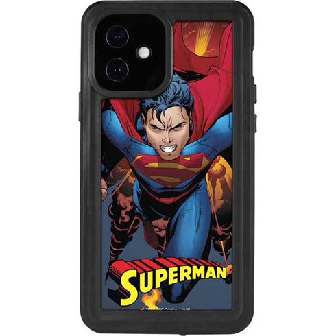 DC Comics Superman Action Flying Pose iPhone 12 Waterproof Case