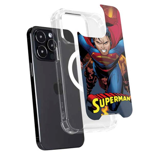 DC Comics Superman Action Flying Pose iPhone 13 Pro MagSafe Case