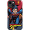 DC Comics Superman Action Flying Pose iPhone 14 Plus Impact Case