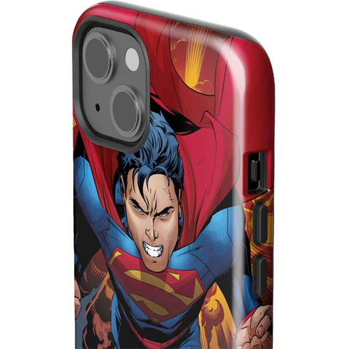 DC Comics Superman Action Flying Pose iPhone 15 Impact Case