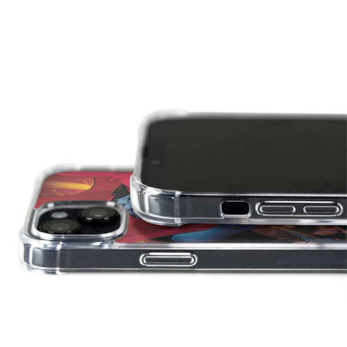 DC Comics Superman Action Flying Pose iPhone 14 Plus MagSafe Case