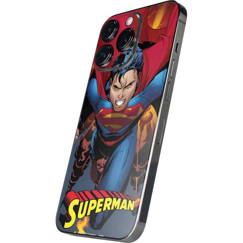 DC Comics Superman Action Flying Pose iPhone 14 Pro Max Skin