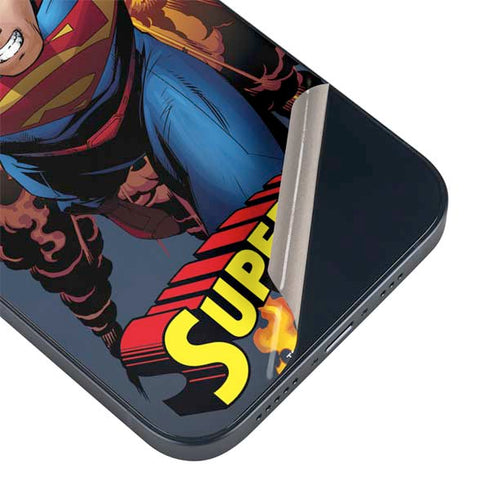 DC Comics Superman Action Flying Pose iPhone 14 Skin