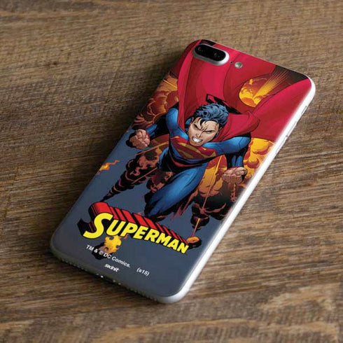 DC Comics Superman Action Flying Pose iPhone 7 Plus Skin