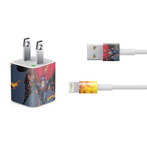 DC Comics Superman Action Flying Pose iPhone Charger (5W USB) Skin