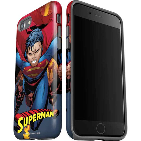 DC Comics Superman Action Flying Pose iPhone SE (2nd & 3rd Gen) Pro Case