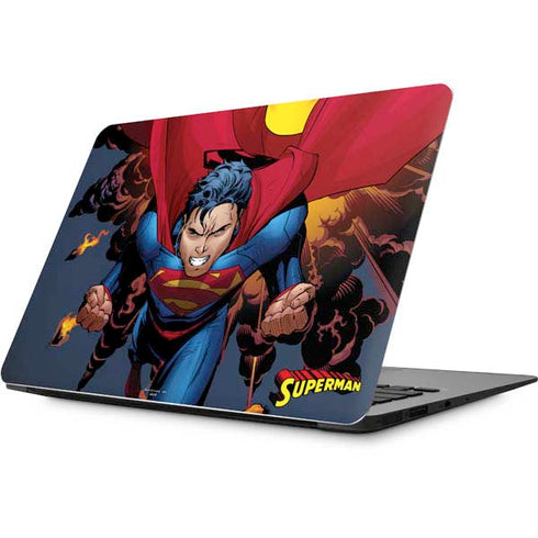 DC Comics Superman Action Flying Pose Apple MacBook Skin