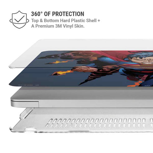 DC Comics Superman Action Flying Pose MacBook Air 15in (2023-2025) Case plus Skin