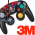 DC Comics Superman Action Flying Pose Nintendo GameCube Controller Skin