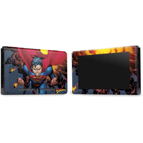 DC Comics Superman Action Flying Pose Nintendo Switch Bundle Skin