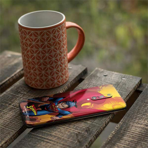 DC Comics Superman Action Flying Pose OnePlus 7 Pro Skin