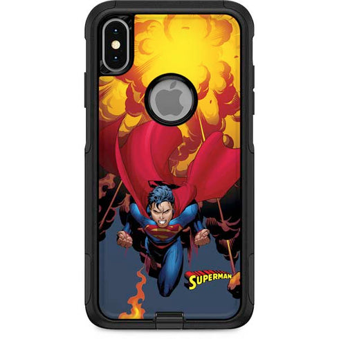 DC Comics Superman Action Flying Pose Otterbox Commuter iPhone Skin