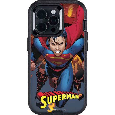 DC Comics Superman Action Flying Pose Otterbox Defender iPhone Skin