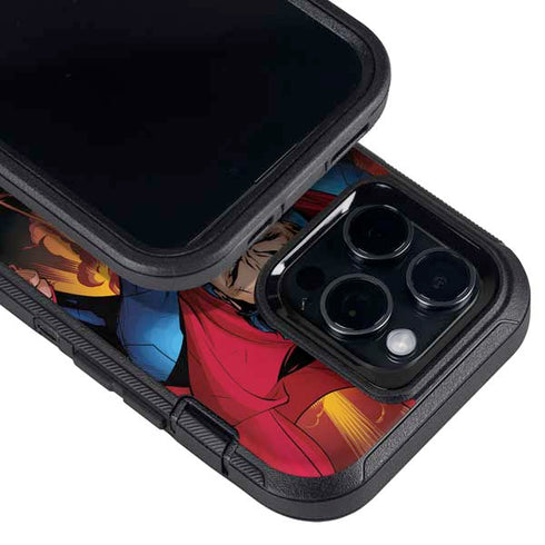 DC Comics Superman Action Flying Pose Otterbox Defender iPhone Skin
