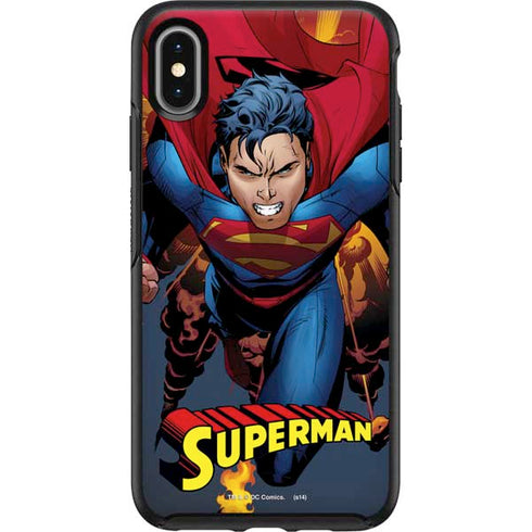 DC Comics Superman Action Flying Pose Otterbox Symmetry iPhone Skin