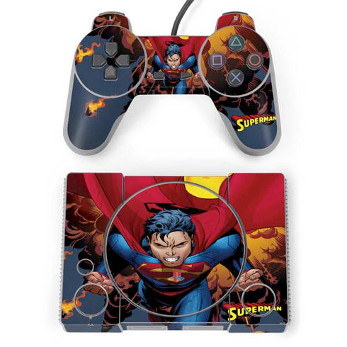 DC Comics Superman Action Flying Pose PlayStation Classic Bundle Skin