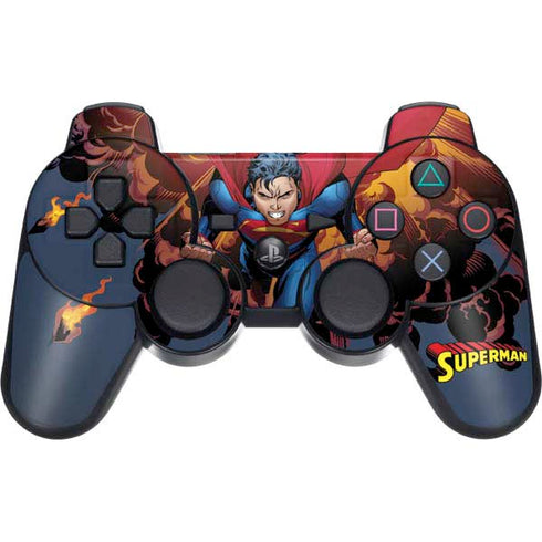 DC Comics Superman Action Flying Pose PS3 Dual Shock wireless controller Skin