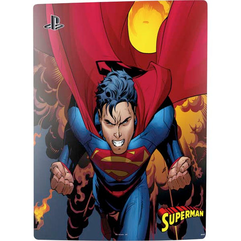 DC Comics Superman Action Flying Pose PS5 Digital Edition Console Skin