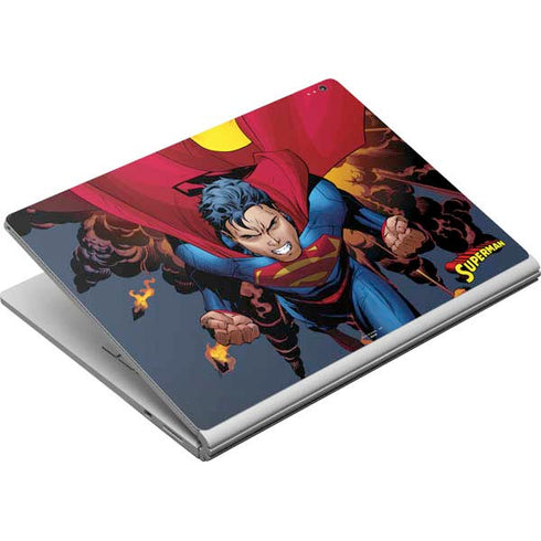DC Comics Superman Action Flying Pose Surface Book Skin