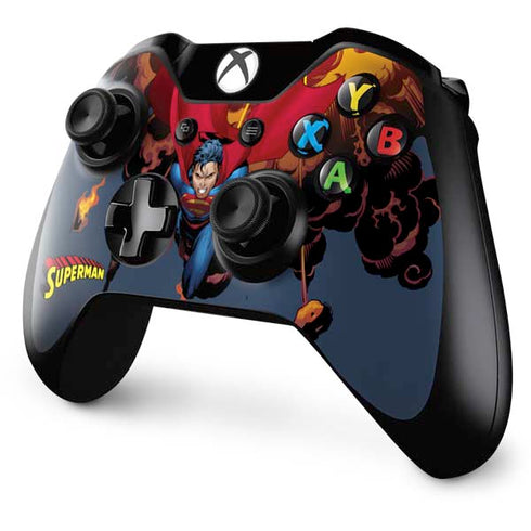 DC Comics Superman Action Flying Pose Xbox One Controller Skin