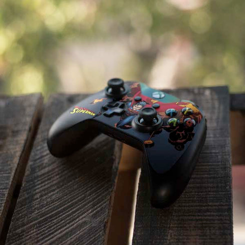 DC Comics Superman Action Flying Pose Xbox One Controller Skin