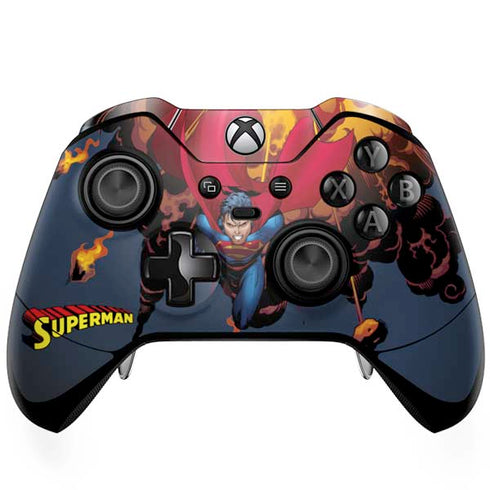 DC Comics Superman Action Flying Pose Xbox One Elite Controller Skin