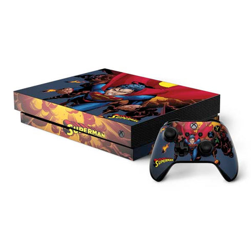 DC Comics Superman Action Flying Pose Xbox One X Bundle Skin