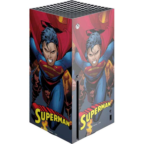 DC Comics Superman Action Flying Pose Xbox Series X Console Skin