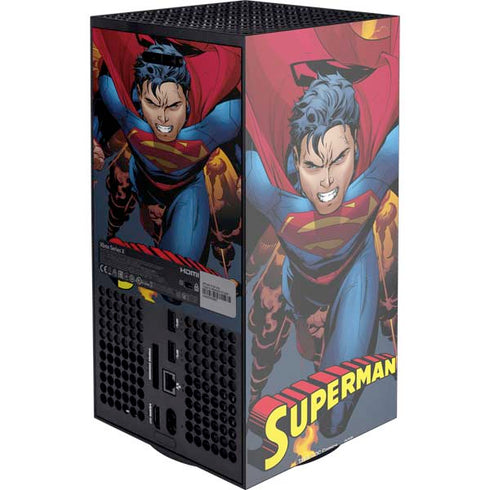 DC Comics Superman Action Flying Pose Xbox Series X Console Skin
