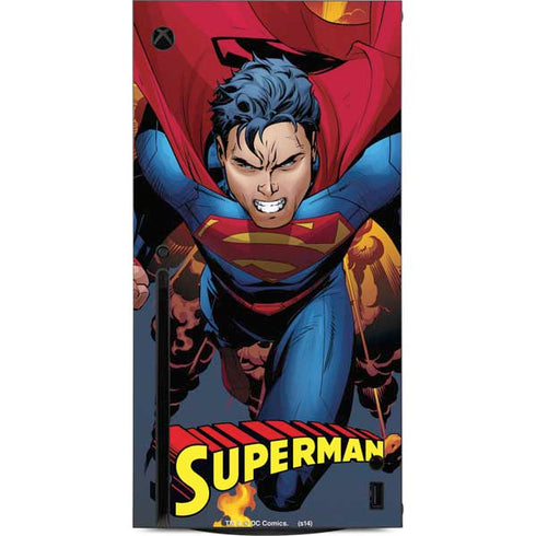 DC Comics Superman Action Flying Pose Xbox Series X Console Skin