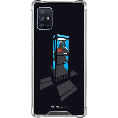 DC Comics Superman Phone booth Galaxy A51 5G Clear Case