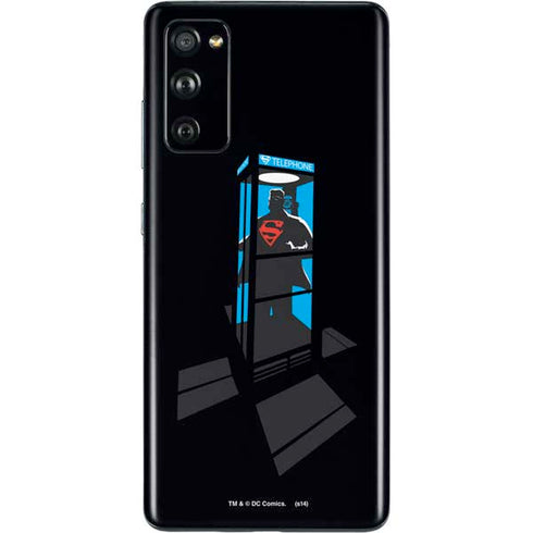 DC Comics Superman Phone booth Galaxy S20 Fan Edition Skin