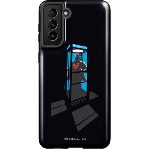 DC Comics Superman Phone booth Galaxy S21 FE Pro Case
