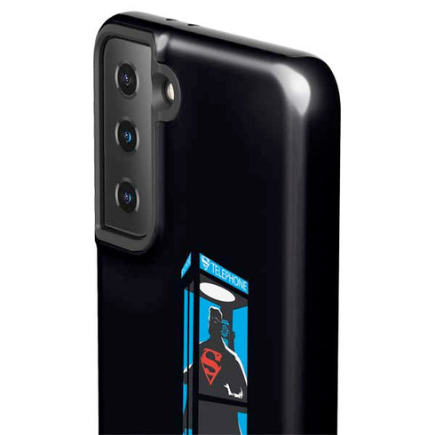 DC Comics Superman Phone booth Galaxy S21 Plus 5G Pro Case