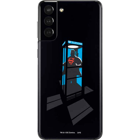 DC Comics Superman Phone booth Galaxy S21 Plus 5G Skin